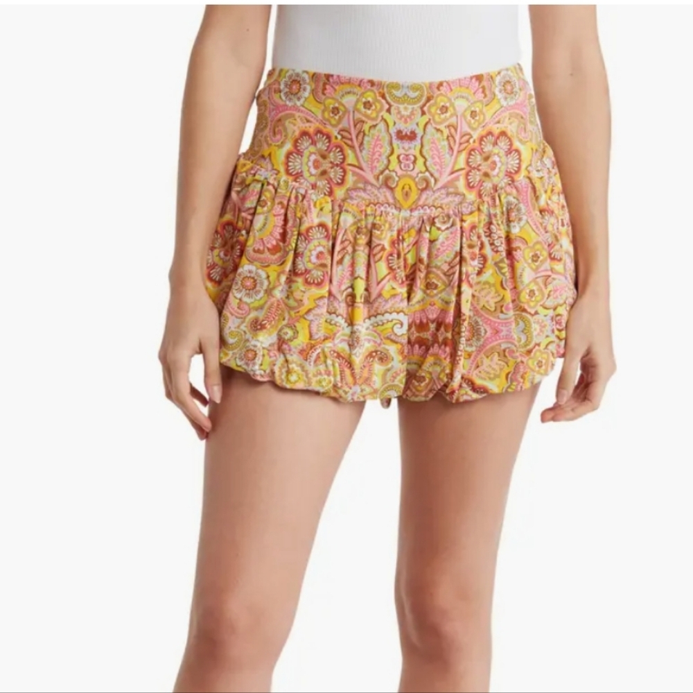 Free People Bubble Hem Shorts